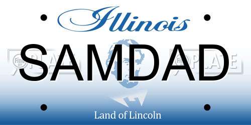 SAMDAD Illinois License Plate