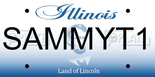 SAMMYT1 Illinois License Plate