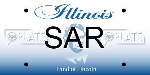 SAR Illinois License Plate