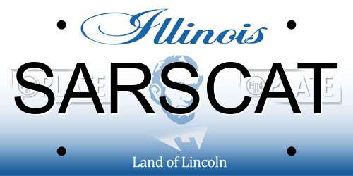 SARSCAT Illinois License Plate