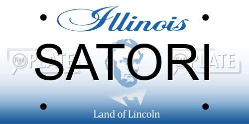 SATORI Illinois License Plate