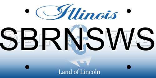 SBRNSWS Illinois License Plate