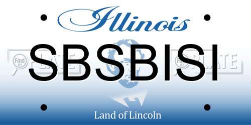 SBSBISI Illinois License Plate