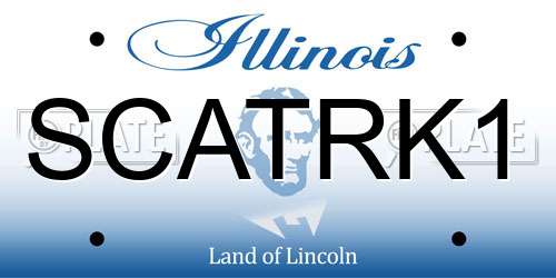 SCATRK1 Illinois License Plate