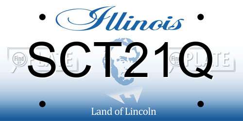 SCT21Q Illinois License Plate