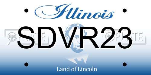 SDVR23 Illinois License Plate