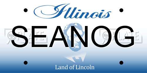 SEANOG Illinois License Plate
