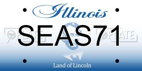SEAS71 Illinois License Plate