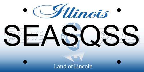 SEASQSS Illinois License Plate