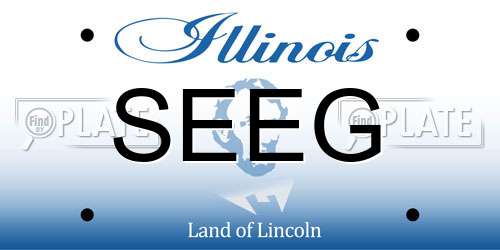 SEEG Illinois License Plate