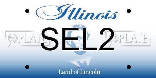 SEL2 Illinois License Plate