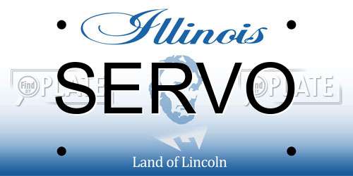 SERVO Illinois License Plate