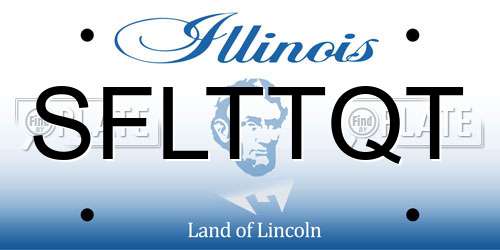 SFLTTQT Illinois License Plate