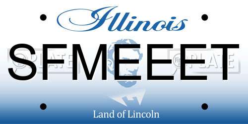 SFMEEET Illinois License Plate