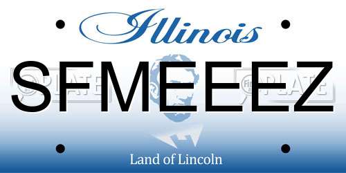 SFMEEEZ Illinois License Plate