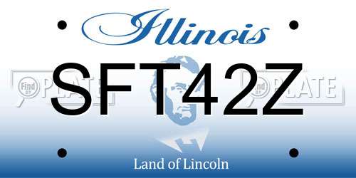 SFT42Z Illinois License Plate
