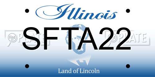 SFTA22 Illinois License Plate