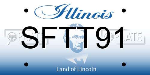 SFTT91 Illinois License Plate