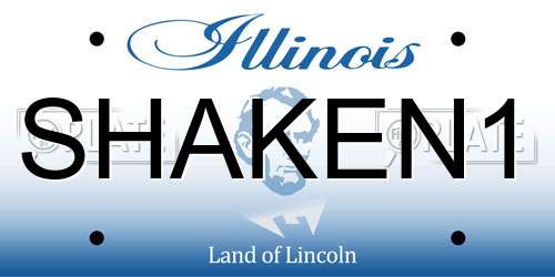 SHAKEN1 Illinois License Plate