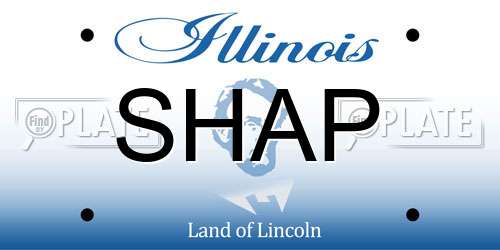 SHAP Illinois License Plate