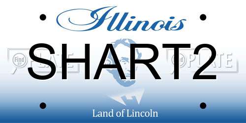 SHART2 Illinois License Plate