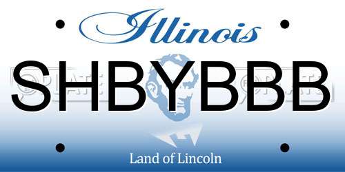 SHBYBBB Illinois License Plate
