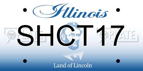 SHCT17 Illinois License Plate