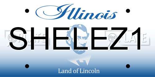 SHELEZ1 Illinois License Plate
