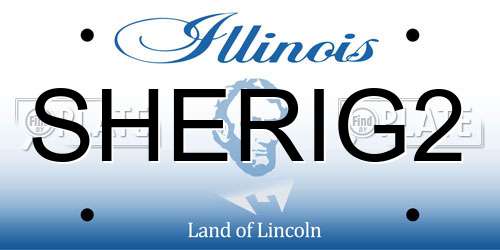 SHERIG2 Illinois License Plate