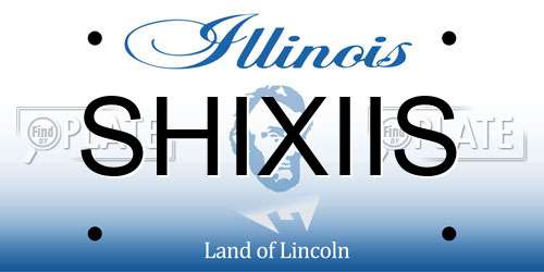 SHIXIIS Illinois License Plate