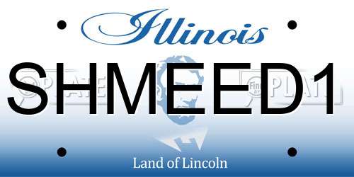 SHMEED1 Illinois License Plate