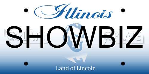SHOWBIZ Illinois License Plate