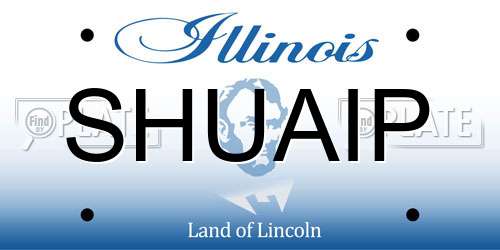 SHUAIP Illinois License Plate