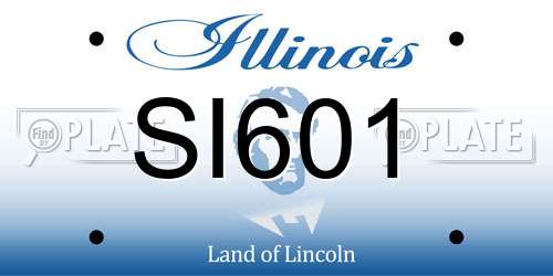 SI601 Illinois License Plate
