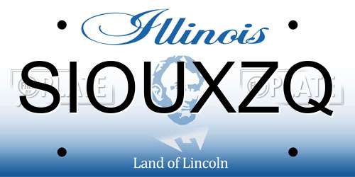 SIOUXZQ Illinois License Plate
