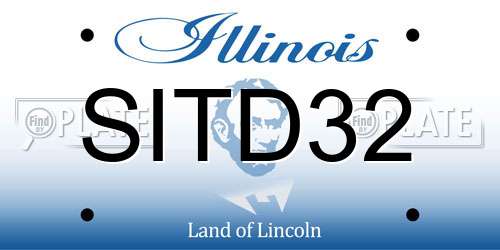 SITD32 Illinois License Plate