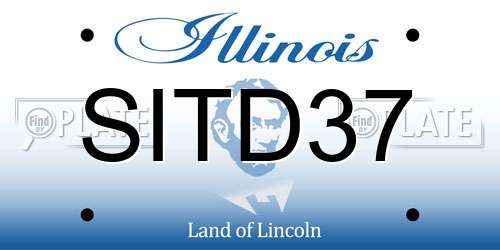 SITD37 Illinois License Plate