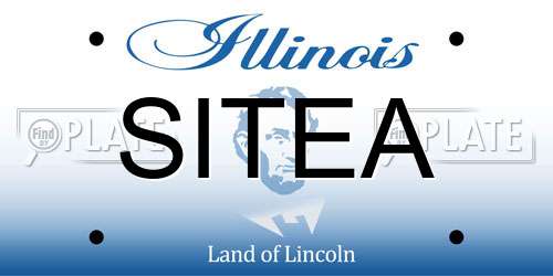 SITEA Illinois License Plate