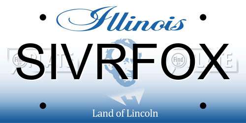 SIVRFOX Illinois License Plate