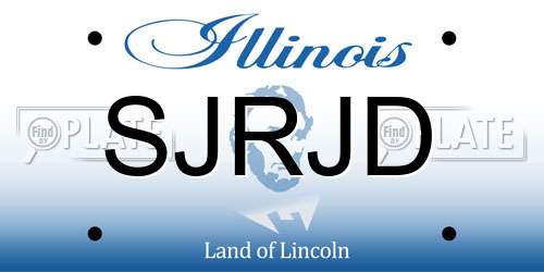 SJRJD Illinois License Plate