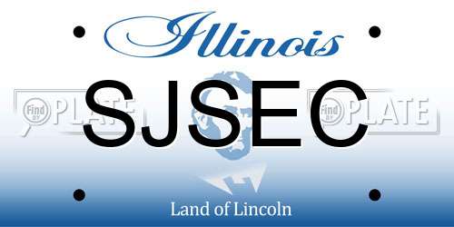 SJSEC Illinois License Plate