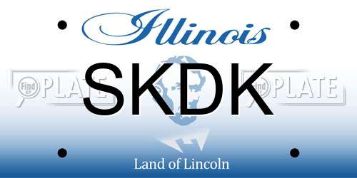 SKDK Illinois License Plate