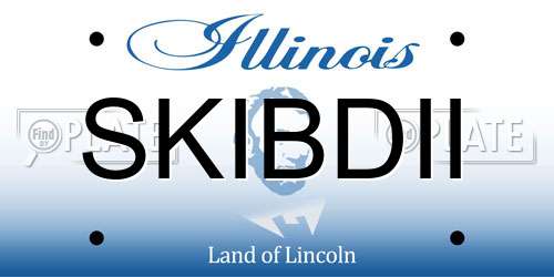 SKIBDII Illinois License Plate