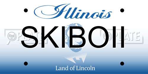 SKIBOII Illinois License Plate