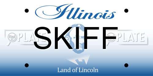 SKIFF Illinois License Plate
