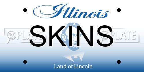 SKINS Illinois License Plate