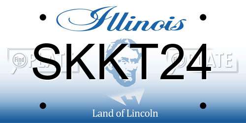 SKKT24 Illinois License Plate