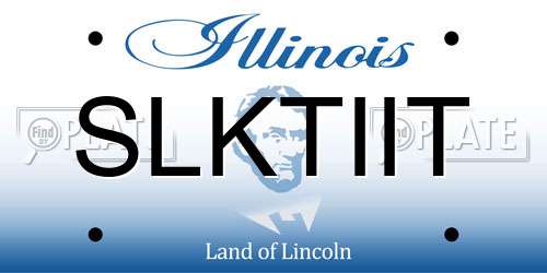 SLKTIIT Illinois License Plate