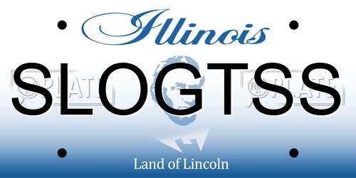 SLOGTSS Illinois License Plate