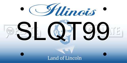SLQT99 Illinois License Plate